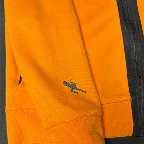 Nike Jordan X Zion X Naruto Small/P Ch Youth/Men Orange Black Full Zip Hoodie. - Picture 4 of 15